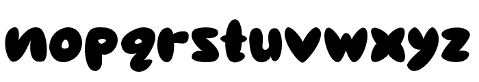 Blubtoon Font LOWERCASE