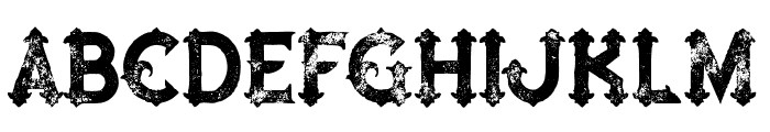 BlueNorthGrunge Font LOWERCASE