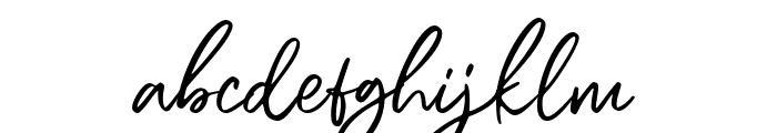 Bogoritmaa Signature Font LOWERCASE