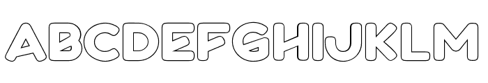 Boltz Outline Font UPPERCASE