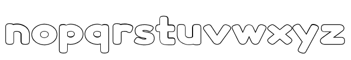 Boltz Outline Font LOWERCASE