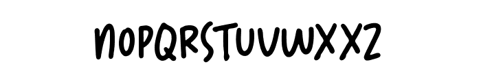 Bolusnia Font LOWERCASE