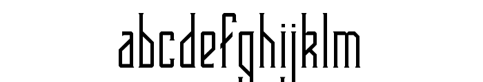 BootleggersSimple Font LOWERCASE
