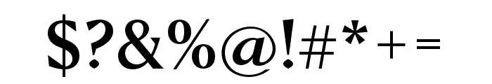 Borris Serif Font OTHER CHARS