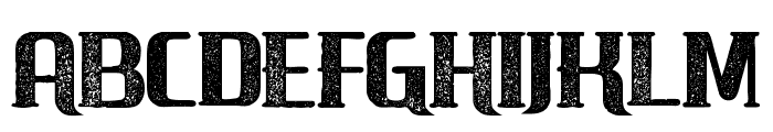 Boston grunge Font UPPERCASE