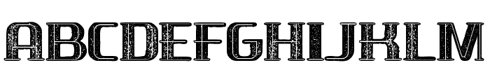 Boston inline grunge Font LOWERCASE