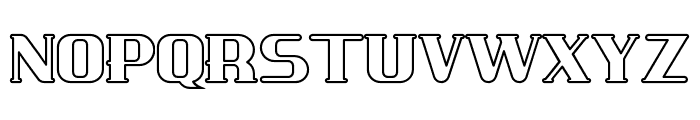 Bostonoutline Font LOWERCASE