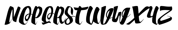 Botthanie Font UPPERCASE