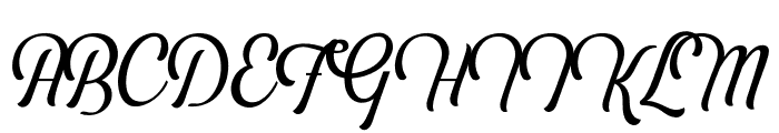 Bouchers Script 2.0 Font UPPERCASE