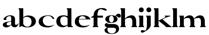 Boutique Serif Font LOWERCASE