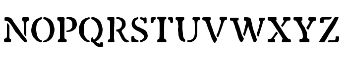 Braunstein Regular Font UPPERCASE