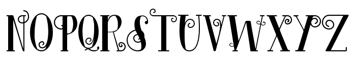 Bravo Sir - Fancy Filled Regular Font LOWERCASE