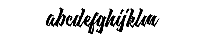 Brigherdz-Regular Font LOWERCASE