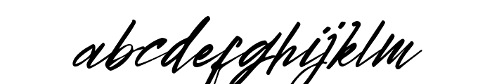 Bright Sunshine Italic Font LOWERCASE