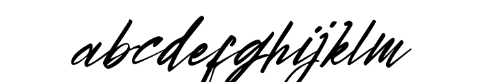 BrightSunshineItalic Font LOWERCASE