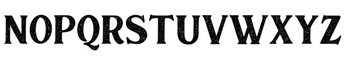 Bristain-Rought Font UPPERCASE