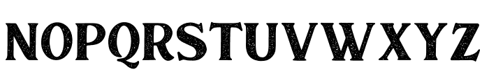 Bristain-Rought Font LOWERCASE