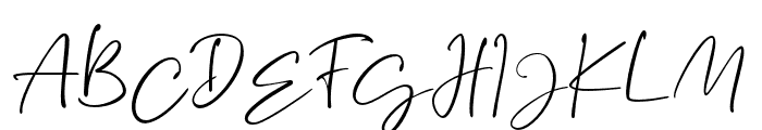 BrittanyaGoldenite-Regular Font UPPERCASE