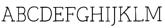 BrixtonLn-Regular Font LOWERCASE