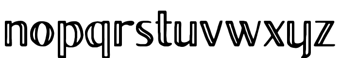 BrixtonSansTCOutline-Bold Font LOWERCASE