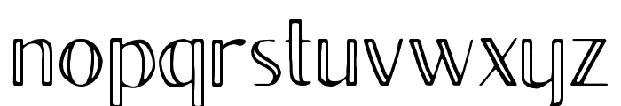 BrixtonSansTCOutline-Light Font LOWERCASE