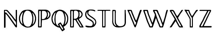 BrixtonSansTCOutline-Regular Font UPPERCASE