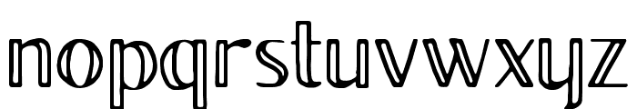 BrixtonSansTCOutline-Regular Font LOWERCASE