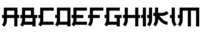 Bulgogi Font UPPERCASE