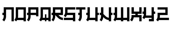 Bulgogi Font UPPERCASE