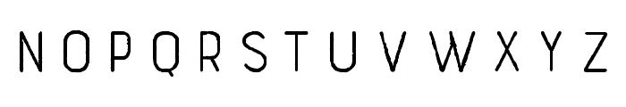 Burford Rustic Line Bold Font UPPERCASE
