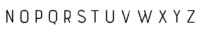 Burford Rustic Line Bold Font LOWERCASE