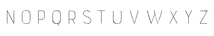 Burford Rustic Line Light Font UPPERCASE