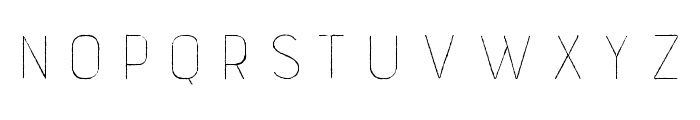 Burford Rustic Line Light Font LOWERCASE