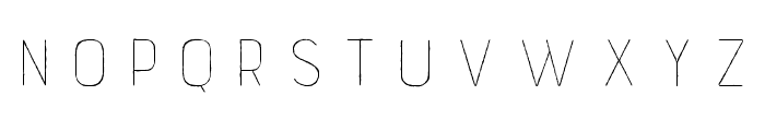 BurfordRusticLineLight Font LOWERCASE