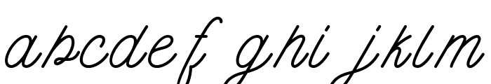 BurtonsScript-Regular Font LOWERCASE
