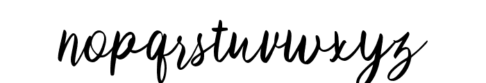 Butterlove-Regular Font LOWERCASE