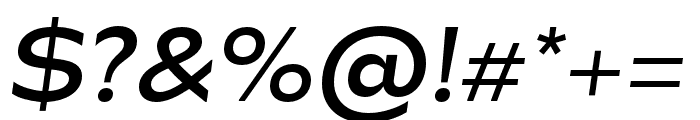 Bw Aleta No 20 Medium Italic Font OTHER CHARS