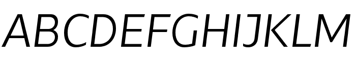 Bw Glenn Sans Regular Italic Font UPPERCASE