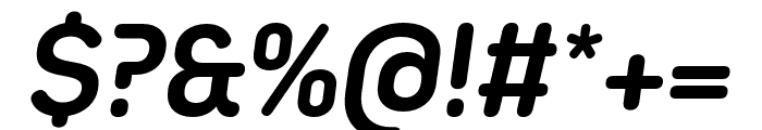 Bw Seido Round Bold Italic Font OTHER CHARS