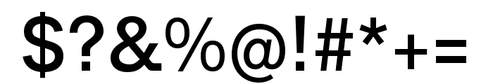 CA SaygonText Medium Font OTHER CHARS