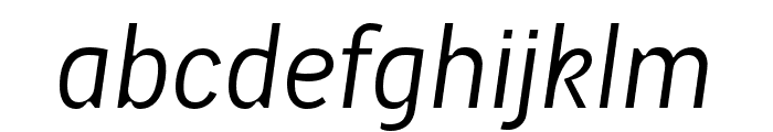 CACula-LightIt Font LOWERCASE