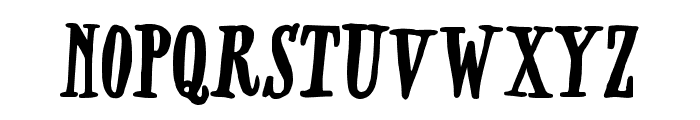 CARustyNail-Bold Font LOWERCASE