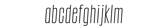 CONQUEST Light Italic Font LOWERCASE