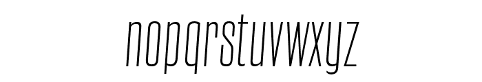 CONQUEST Light Italic Font LOWERCASE