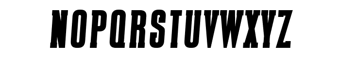 CONQUEST Slab serif Bold Italic Font UPPERCASE