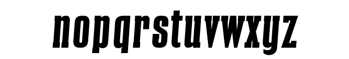 CONQUEST Slab serif Bold Italic Font LOWERCASE