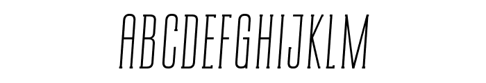 CONQUEST Slab serif Light Italic Font UPPERCASE