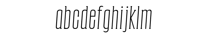 CONQUEST Slab serif Light Italic Font LOWERCASE