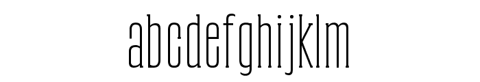 CONQUEST Slab serif Light Font LOWERCASE