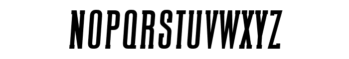 CONQUEST Slab serif Medium Italic Font UPPERCASE